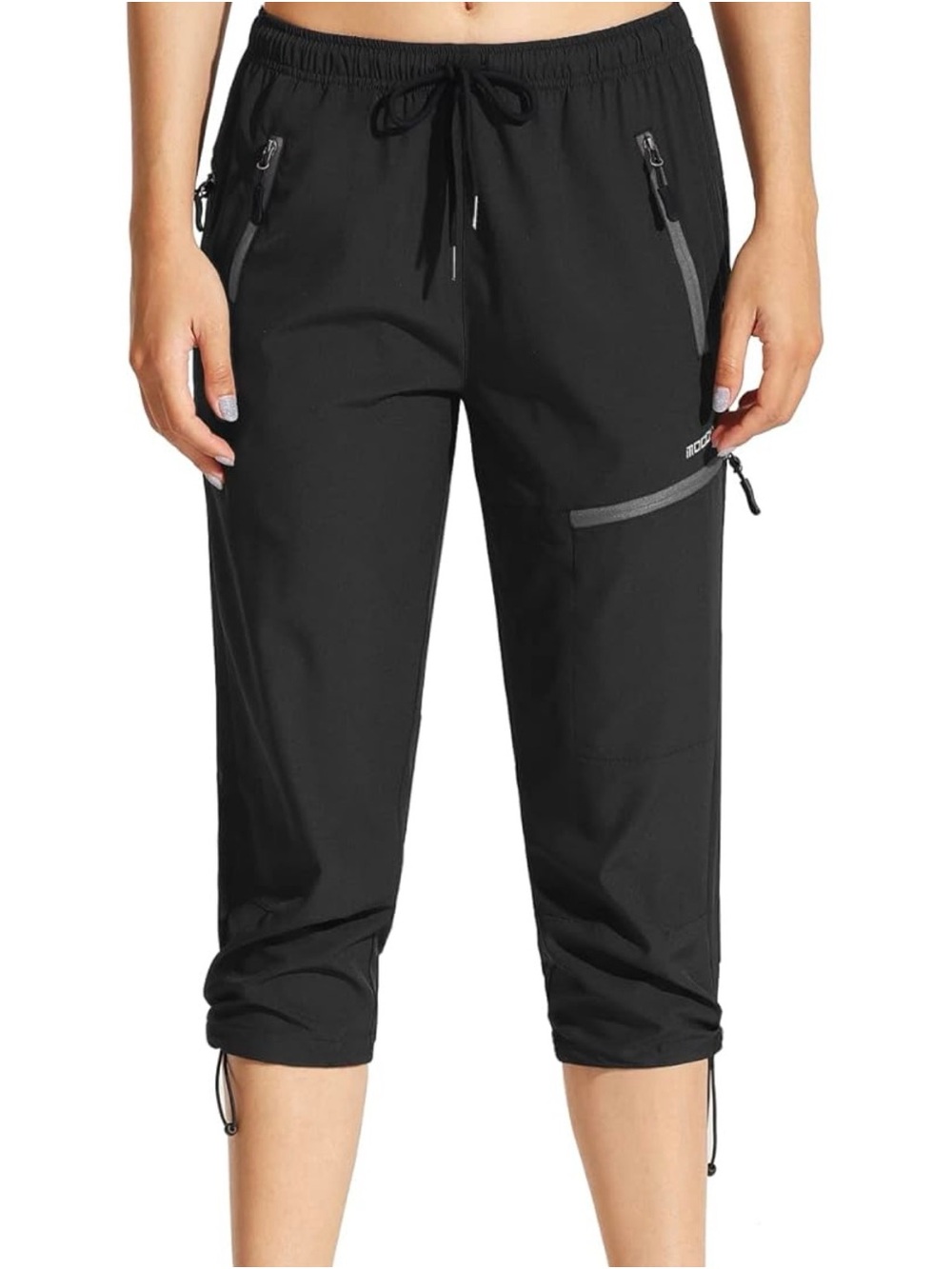 MOCOLY Women's Hiking Capris Lightweight Quick Dry